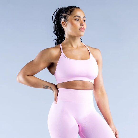 Dfyne Dynamic Backless Sports Bra Light Rose Pink Size XS - Picture 1 of 10